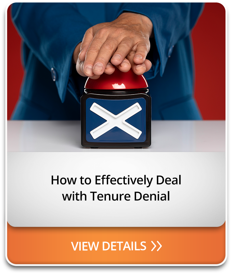 How to Effectively Deal with Tenure Denial