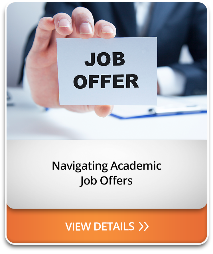 Navigating Academic Job Offers
