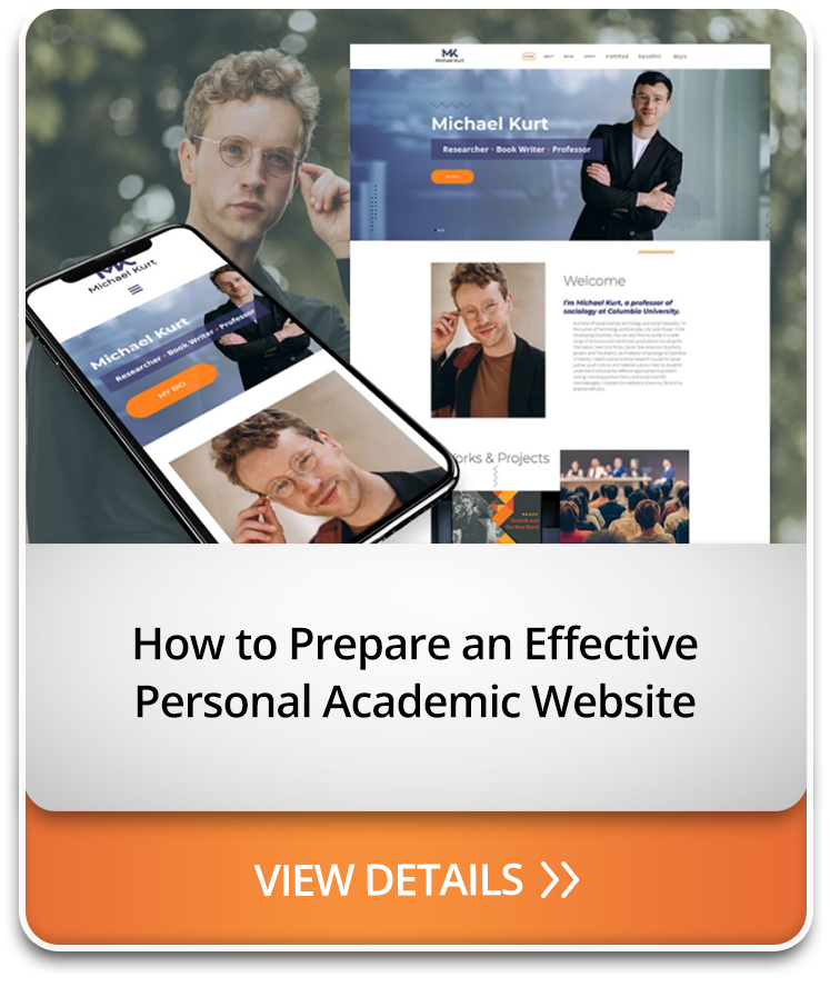 How to Build an Effective Academic Personal Website