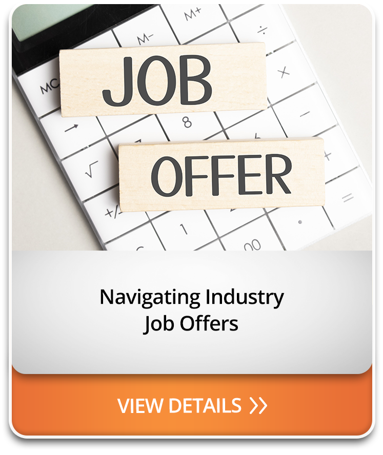 Navigating Industry Job Offers