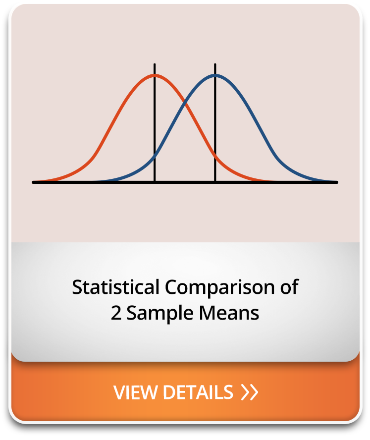 Statistical Comparison of 2 Sample Means
