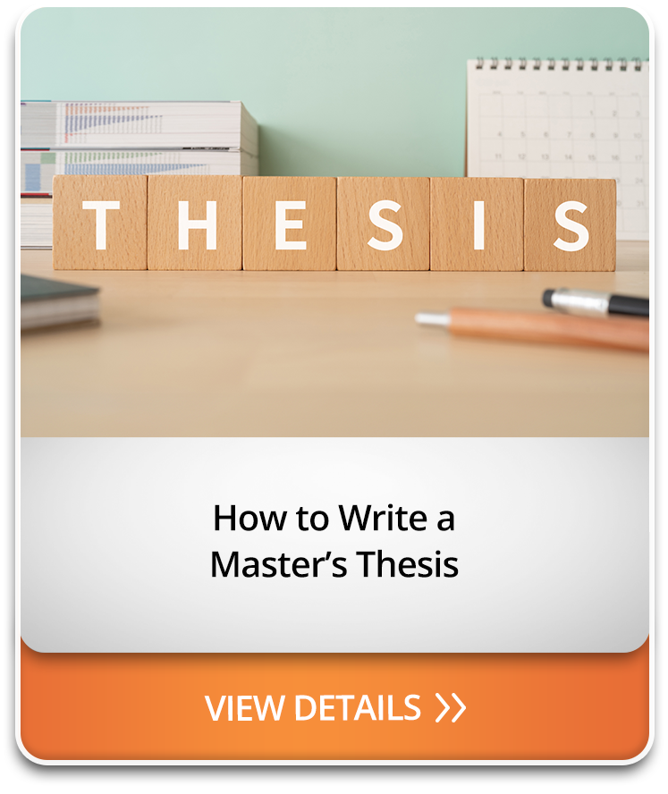 How to Write a Master’s Thesis