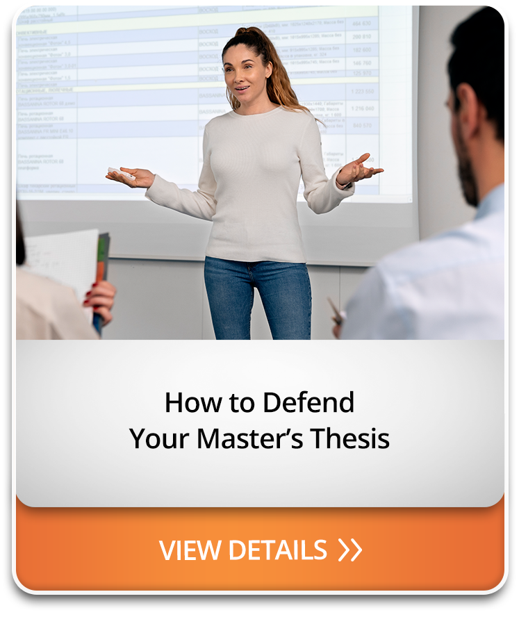 How to Defend Your Master’s Thesis