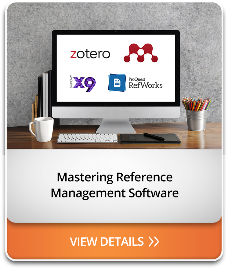Mastering Reference Management Software