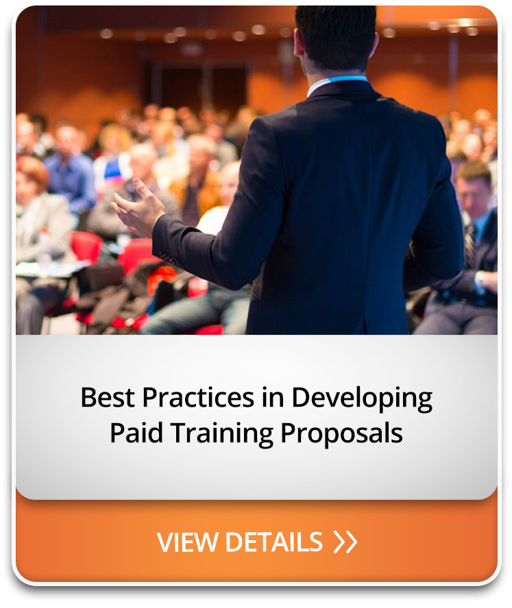 Best Practices in Developing Paid Training Proposals
