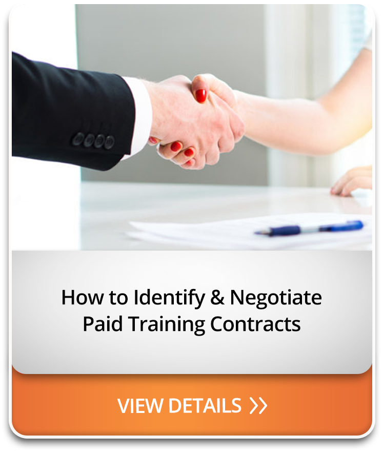 How to Identify & Negotiate Paid Training Contracts