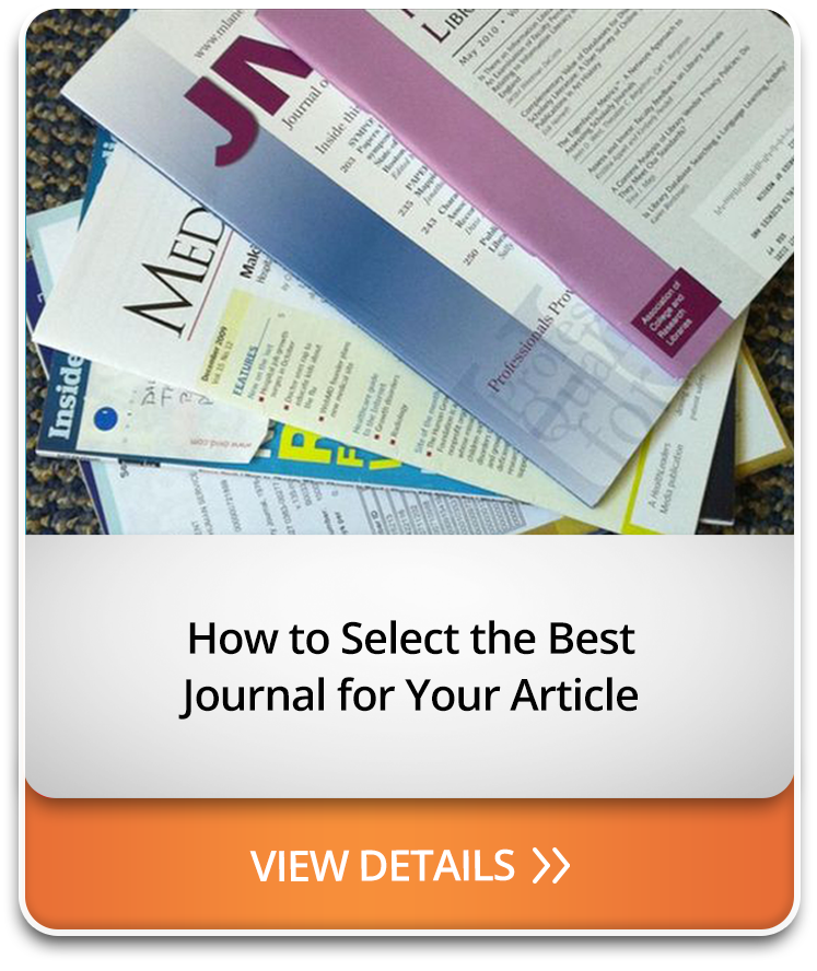 How to Select the Best Journal for Your Article