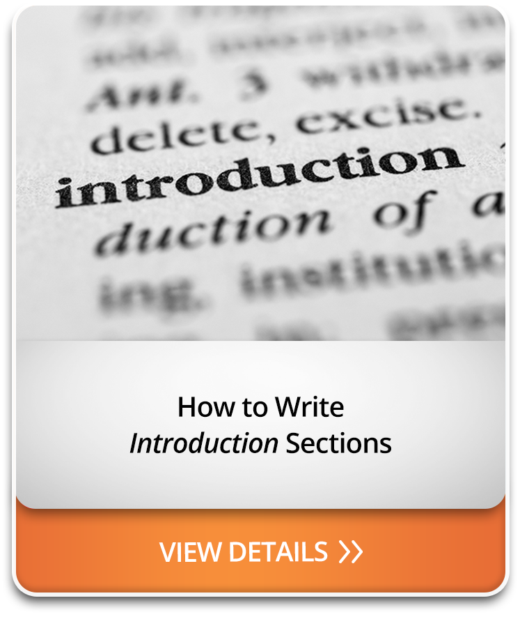 How to Write <em>Introduction</em> Sections