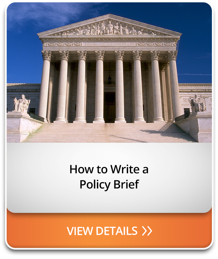 How to Write a Policy Brief