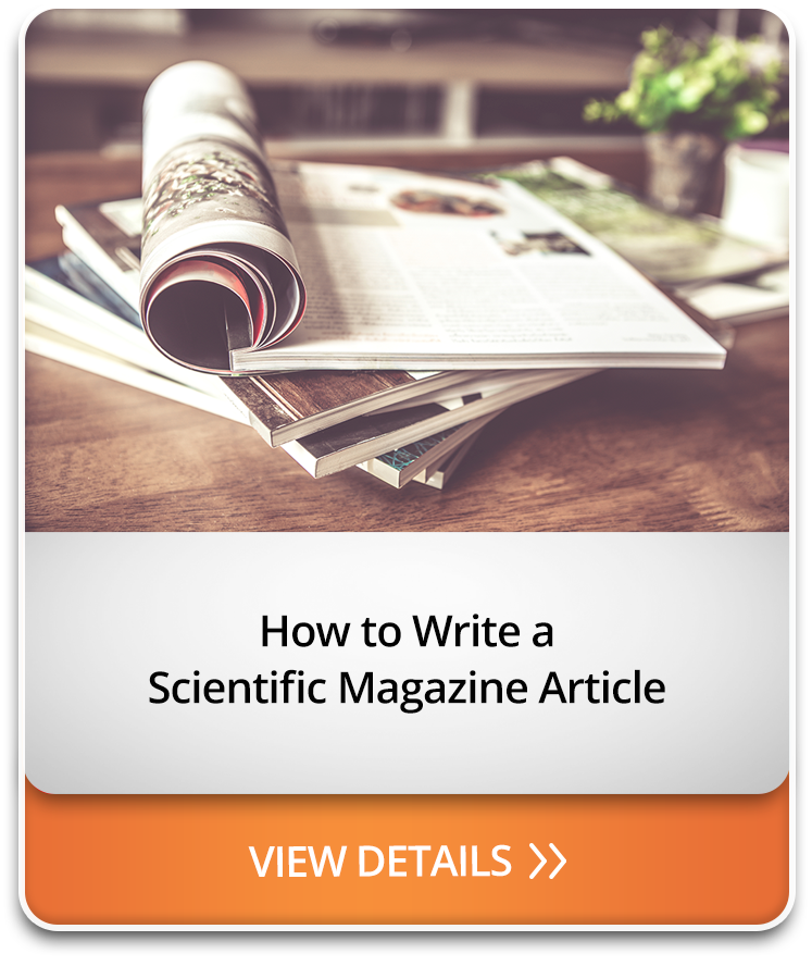 How to Write a Scientific Magazine Article